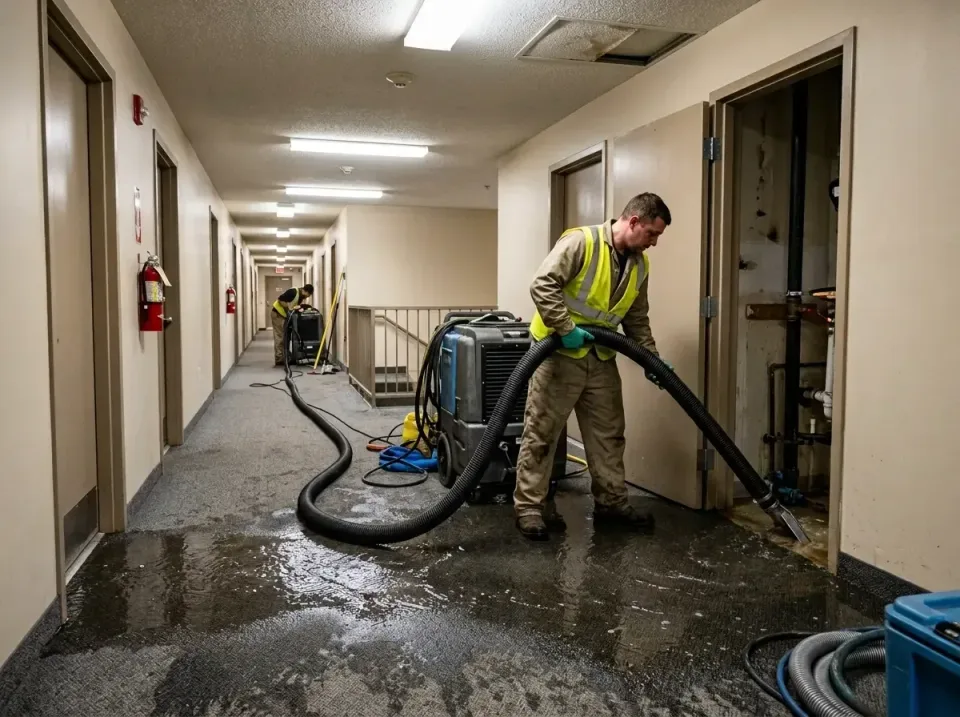 multi-unit-apartment-hallway-f-005 — frequently asked questions, Emergency Burst Pipe Water Extraction & Removal in Olga, FL